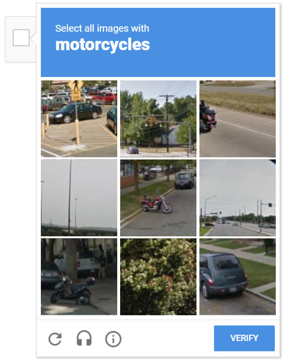 reCAPTCHA (any difficulty)